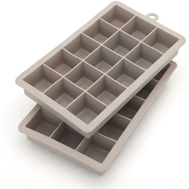 Whiskey Baby Food Dishwasher Safe /& BPA Free ANAEAT 2 Pack Ice Cube Trays Chocolate Flexible Silicone Ice Tray with Stackable Lid and Easy-Release 74-Ice Cube Molds for Cocktail Green Freezer